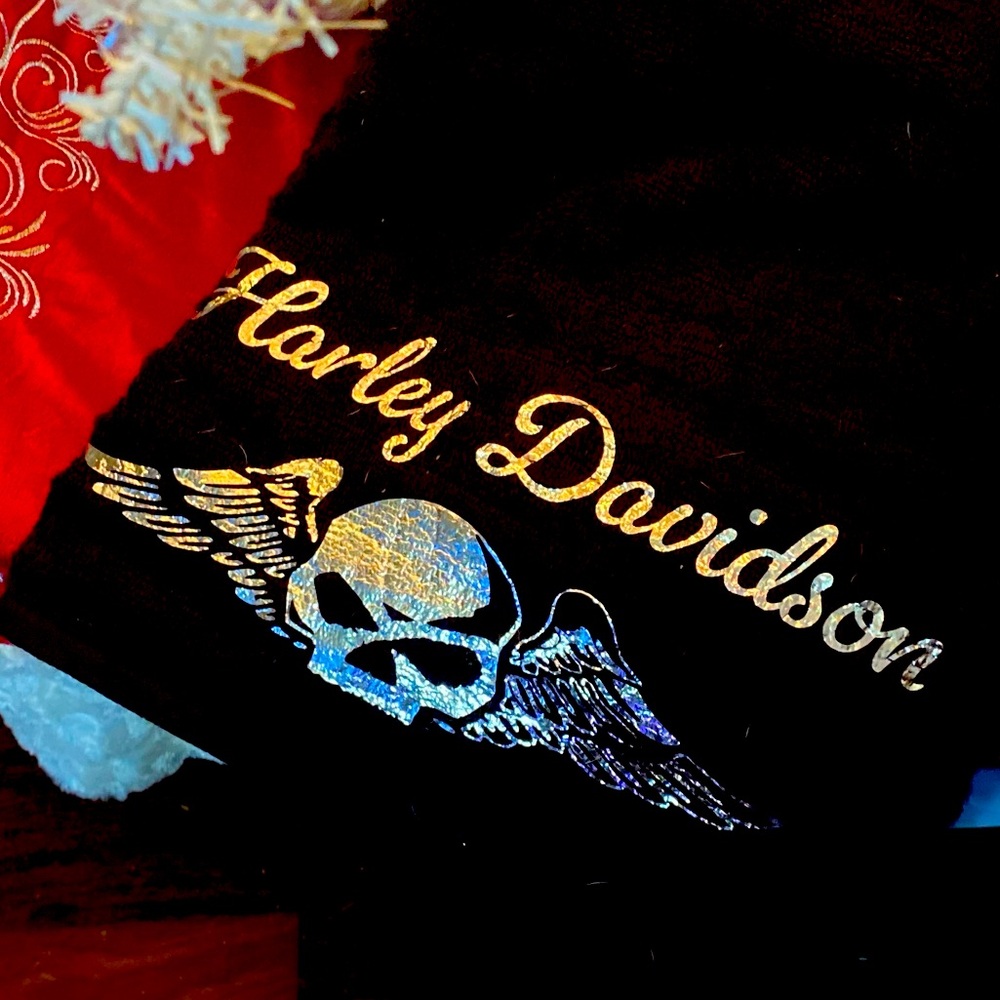 Harley-Davidson bath towel